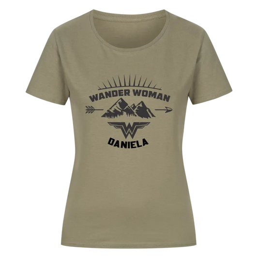 Wander Woman Damen T-Shirt - personalisierbar