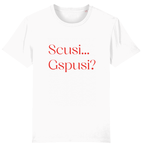 Herren T-Shirt Scusi Gsupsi