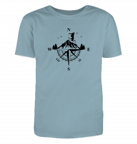 Herren Kompass Ski T-Shirt