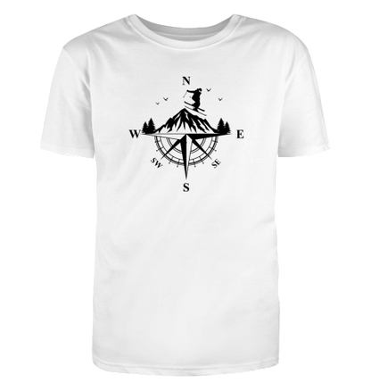 Herren Kompass Ski T-Shirt