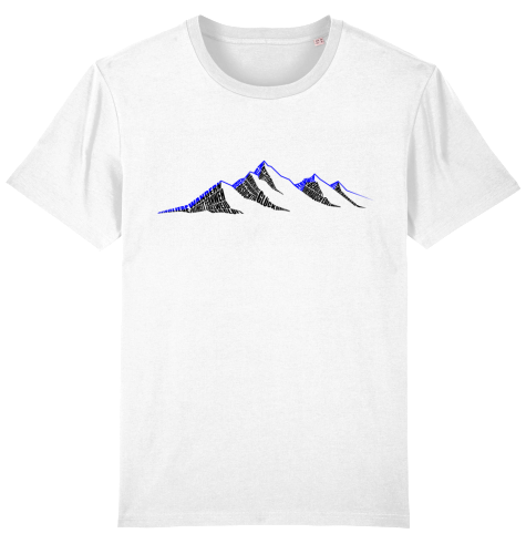 Herren Bergmotiv T-Shirt
