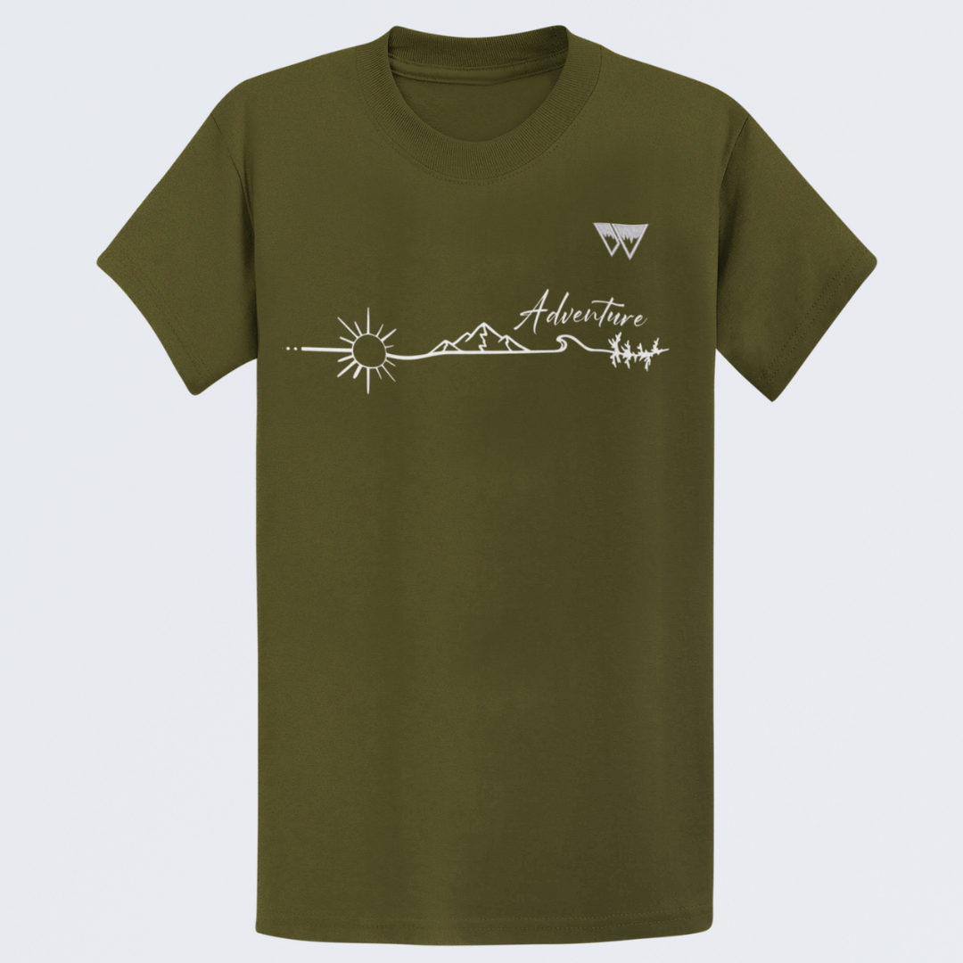Adventure T-Shirt mit Logo Stick