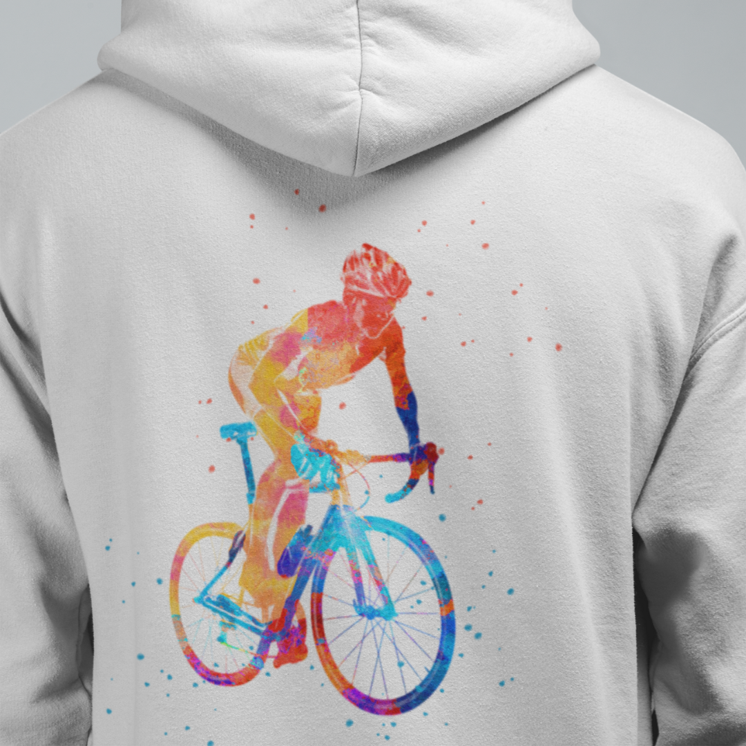Biker Hoodie mit Stick Logo