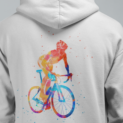 Biker Hoodie mit Stick Logo