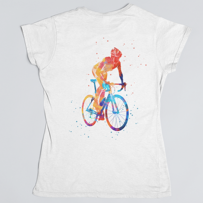 Biker -  Damen T-Shirt mit Logo Stick
