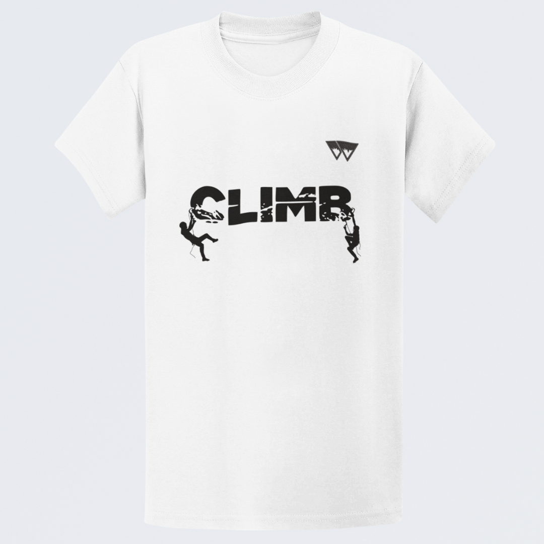 Climb T-Shirt mit Logo Stick