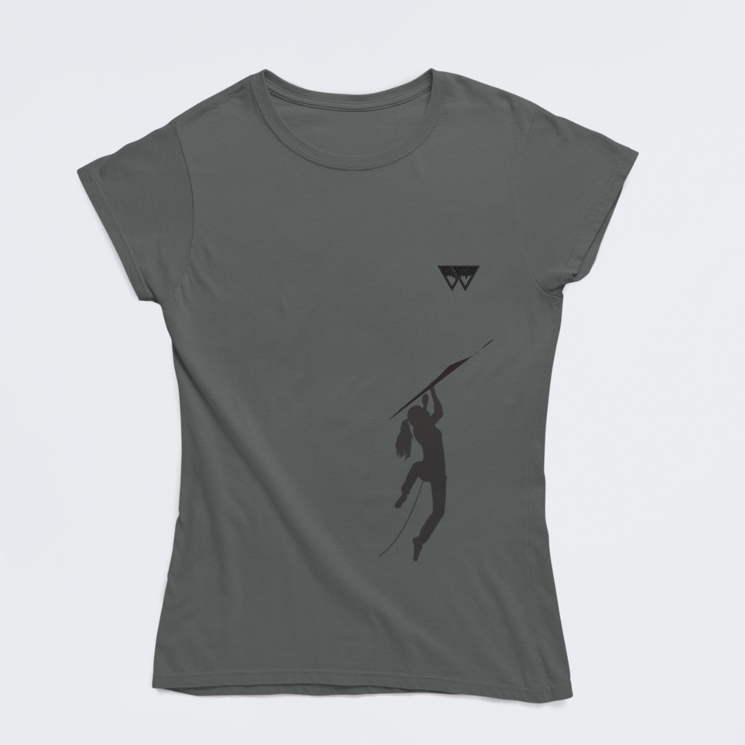 Boulder -  Damen T-Shirt mit Logo Stick