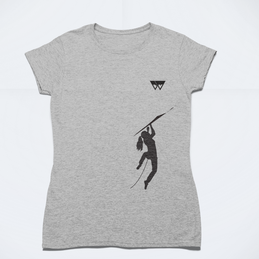 Boulder -  Damen T-Shirt mit Logo Stick