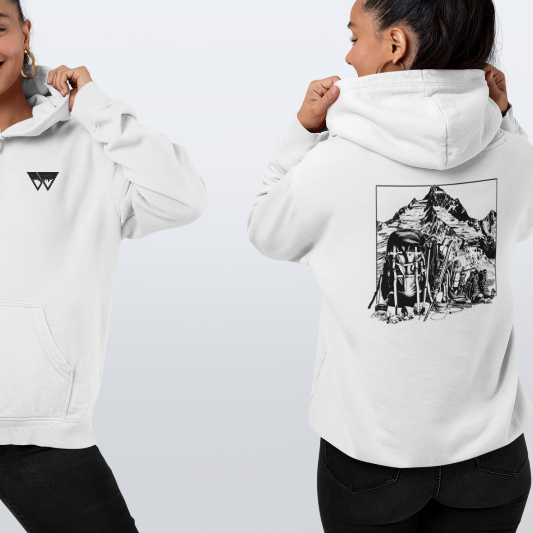 Let's get lost Hoodie mit Stick Logo