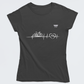 Herzschlag Bike -  Damen T-Shirt mit Logo Stick