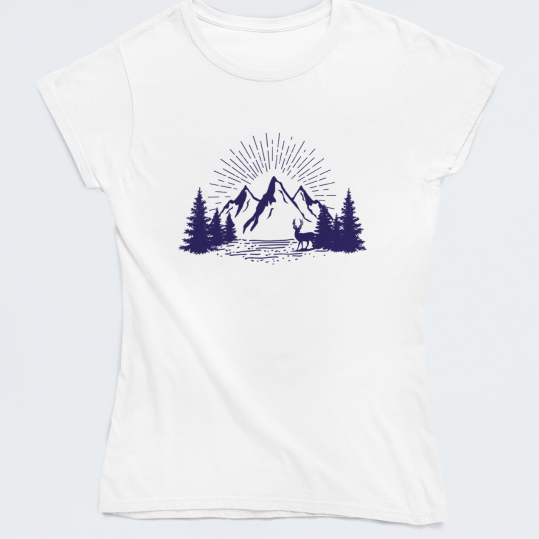 Blaue Berge - Damen T-Shirt