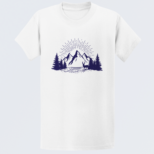 Blaue Berge Unisex T-Shirt