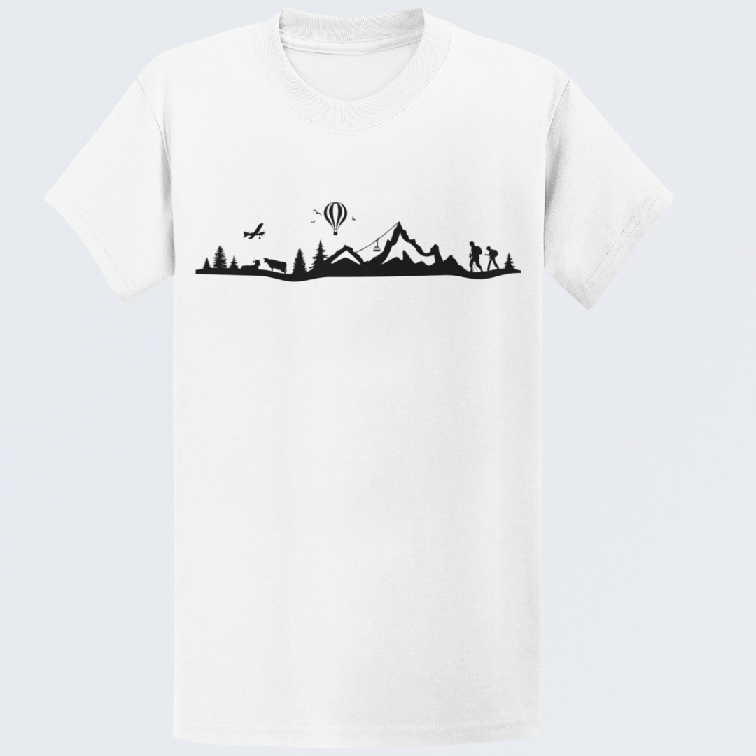 Skyline Mountains Unisex T-Shirt